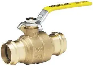 MILWAUKEE VALVE BA-480B -  34 3/4" Press Brass Ball Valve Inline