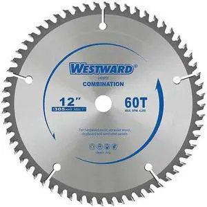 WESTWARD 24EM02 12",60-Teeth Circular Saw Blade