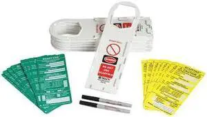 BRADY SCAF-STH132A Tag, Fall Protection, PVC, 11 3/4 in H x 3 1/2 in W, Green,