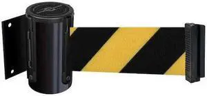 TENSABARRIER 896-STD-33-MAX-NO-D4X-C Belt Barrier, Black,Belt Yellow/Black