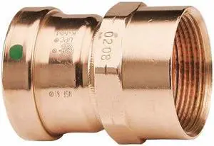 VIEGA 20819 Viega ProPress XL adapter, 2-1/2" x 2-1/2"
