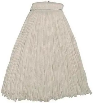 TOUGH GUY 16W227 19-1/2 in String Wet Mop, 24 oz Dry Wt, Screw On Connection,
