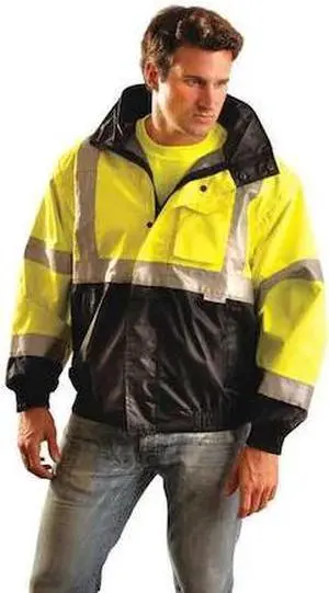 OCCUNOMIX LUX-TJBJ-BYL Men's Yellow Polyester Jacket size L