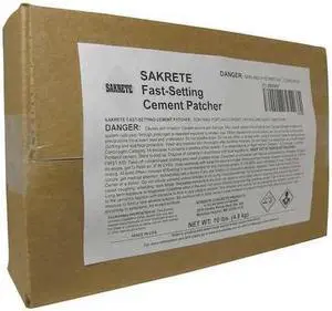 SAKRETE 120028 Concrete Repair Compound, Box, Gray, Fast Setting