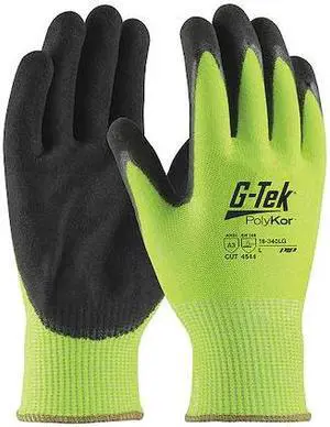 PIP 16-340LG/M Cut-Resistant Coated Gloves, Cut Level A3 ,Double Dipped ,Foam
