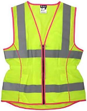 MCR SAFETY LVCL2MLM High Visibility Vest,M Size,Women