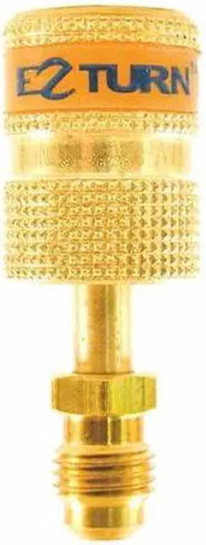 UNIWELD EZAB Anti-Blowback Hose Adaptor,Gold,13/16" L