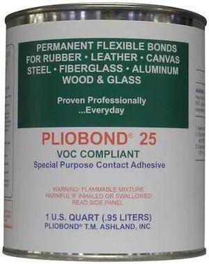 PLIOBOND PC-325-LV Contact Cement, 25 Series, Tan, 1 qt, Can