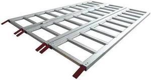 ZORO SELECT 1TFZ3 Aluminum Truck and Van Ramp,Folding