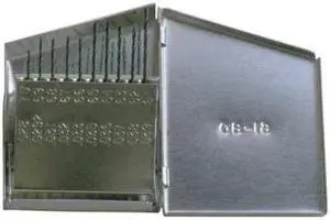 CHICAGO-LATROBE 45656 20pc. HSS 135 Degrees Drill Bit Set