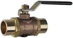 MILWAUKEE VALVE BB2-350 1/2 Disc Valve,1/2 In Solder,Bronze