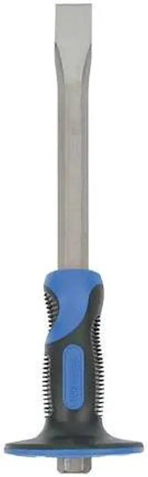 WESTWARD 2AJJ4 Handguarded Cold Chisel,7/8 Tip,8 In. L