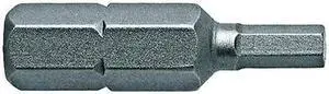 APEX TOOL GROUP 185-4X-5PK Torsion Bit, SAE, 1/4", Hex, 3/16", PK5
