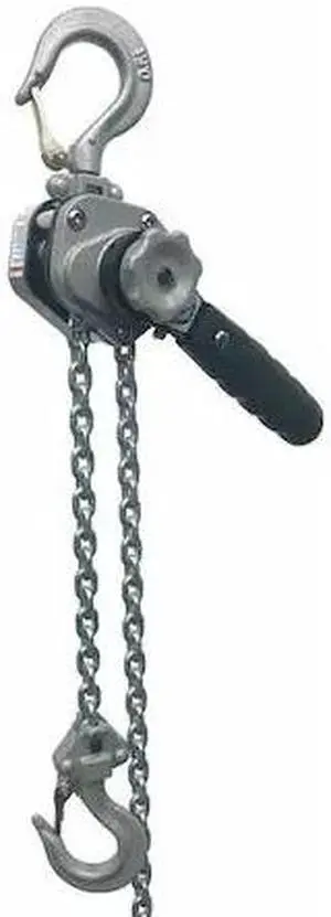 DAYTON 425Z71 Lever Chain Hoist, 1,100 lb Load Capacity, 10 ft Hoist Lift