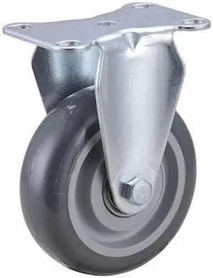 ZORO SELECT 4DE54 Rgd Plate Cstr,Polyurethane,4 in,250 lb.