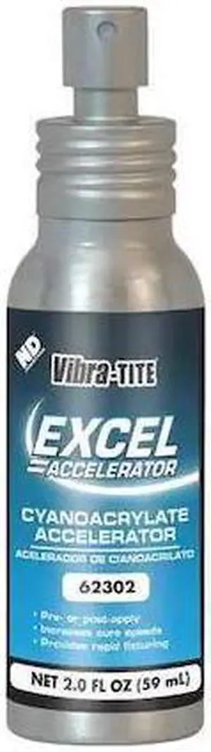 VIBRA-TITE 62302 Accelerator, Excel 623 Series, Light Amber, 4 fl oz, Bottle