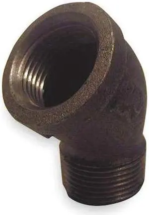 ZORO SELECT 6KH97 45 Degree Street Elbow 45 Degree Street Elbow, 1/2" Pipe,