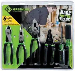 GREENLEE 0159-36 General Hand Tool Kit,No. of Pcs. 6