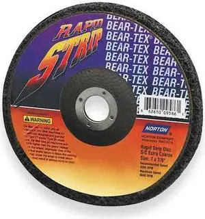 NORTON ABRASIVES 66261009586 Non-Woven Depressed Center Disc, Type 27, 7 in