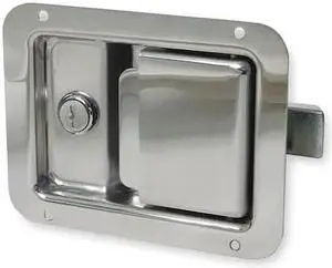 ZORO SELECT 1XPC4 Paddle Latch,Passivated,5-1/2 in. W