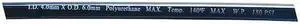 ZORO SELECT 1PBR7 Tubing,4 IDx6mm OD,100 Ft,Black