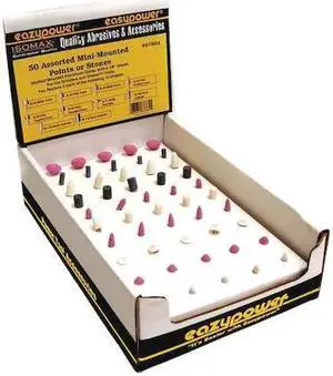 ZORO SELECT 87864 Mini Mounted Point Set,50 pcs.