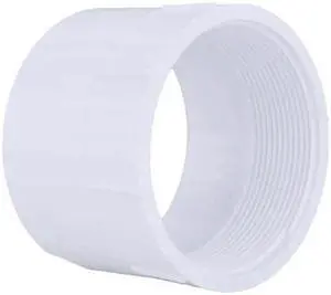 ZORO SELECT 06396 PVC Female Adapter, FNPT X Hub, 4 in Pipe Size