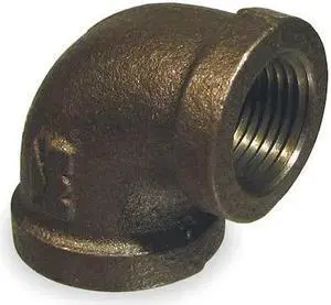 ZORO SELECT 5P451 90 Degree Reducing Elbow 90 Degree Reducing Elbow, 1-1/2" x