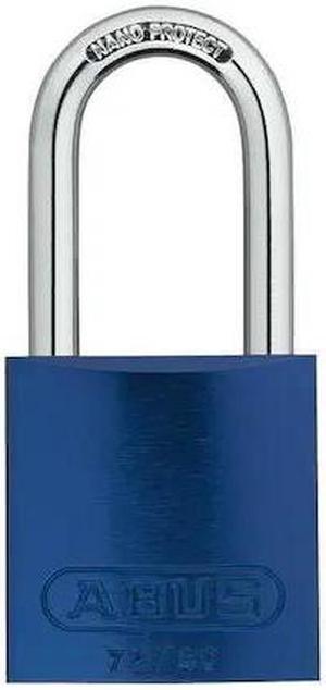 ABUS 72 HB/40-40 KAx6 Blue Lockout Padlock,KA,Blue,1-1/2"H,PK6