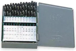 CLE-LINE C21123 60PC 118 Deg General Purpose Jobber Length Drill Set Cle-Line