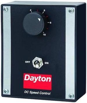 DAYTON 4Z527 DC Speed Control, SCR, Enclosed, NEMA 1, 2A Max Current, 0 to