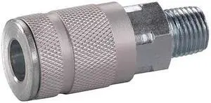 SPEEDAIRE 30E655 Coupler Body,(M)NPT,1/4,Zinc Pltd Steel