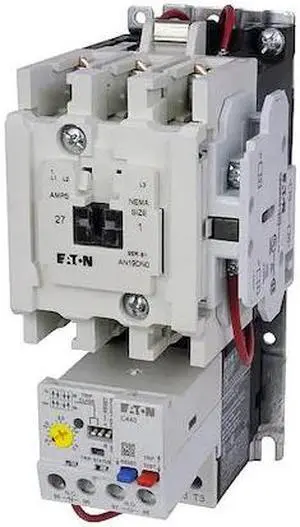 EATON AN19DN0A5E005 Nonreversing NEMA Magnetic Motor Starter, No Enclosure NEMA