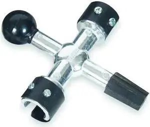 WESTWARD 1EFY3 4 Way Battery Post and Terminal Cleaner