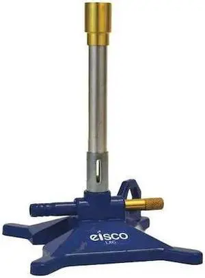 EISCO SCIENTIFIC CH0993LP No Tip Bunsen Burner,Iron,LP Fuel