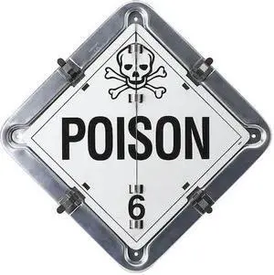 BRADY 59955 DOT Container Placard, Various DOT Classes, Aluminum, 13-5/8" W x BRADY 59955 DOT Container Placard, Various DOT Classes, Aluminum, 13-5/8" W x