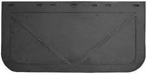 BUYERS PRODUCTS B2412LSP Mud Flaps, 12 in X 24 in, Rubber, Black, 1 PR
