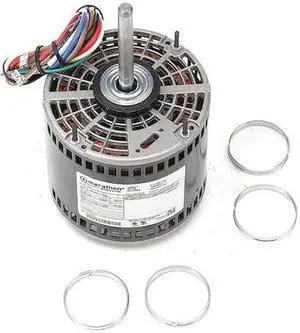 MARATHON MOTORS 048A17O153 Condenser Fan Motor,1/2 HP,48Z Frame