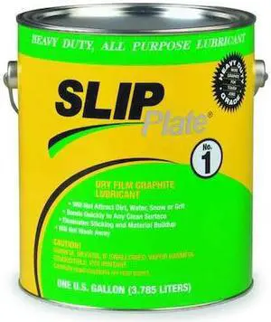 SLIP PLATE SLIP1-4X1G Dry Lubricant, General Purpose, 1 Gal Can, Black