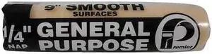PREMIER PR85C9 9" Paint Roller Cover, 1/4" Nap, Polyester