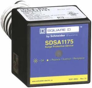 SQUARE D SDSA1175T Surge Protection Device, 1 Phase, 120V AC, 3 Wires