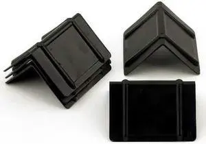 ZORO SELECT 4FET8 Edge Protector,Black,PK1000