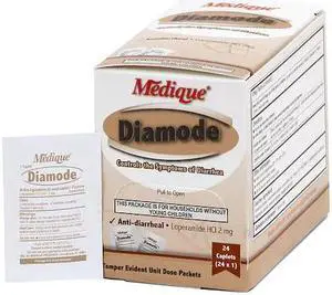 MEDIQUE 20064 Antidiarrheal,Loperamide HCl USP,PK24