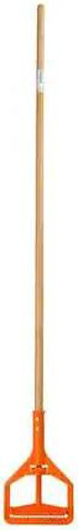 TOUGH GUY 4EMG1 61" Slide On Wet Mop Handle, Natural, Bamboo