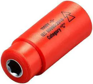 ITL 07204 1/4 in Drive Insulated Socket 15/64 in, 6 mm