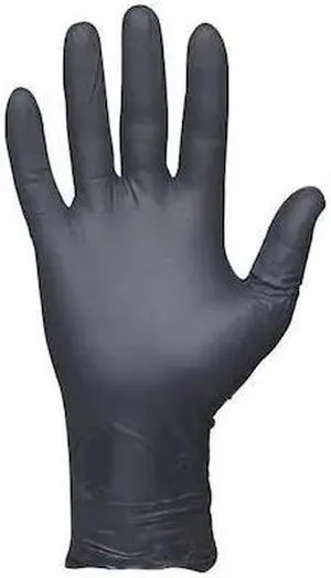 SHOWA 9700PFM 9700PF, Disposable Gloves, 6.00 to 6.99 mil Palm, Nitrile,