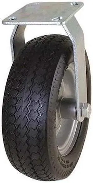 MARASTAR #00301 Flat Free Rigid Caster,10-1/4 in,300 lb.