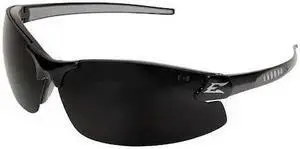 EDGE EYEWEAR DZ116-G2 Safety Glasses, Wraparound Smoke Polycarbonate Lens,
