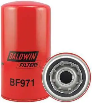 BALDWIN FILTERS BF971 Fuel Filter, 7 1/8 in Length, 3 11/16 in Outside Dia