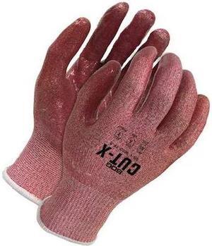 BDG 99-1-9632-6 13 Gauge Seamless Knit HPPE w/ Flat Transparent Silicone Dip,